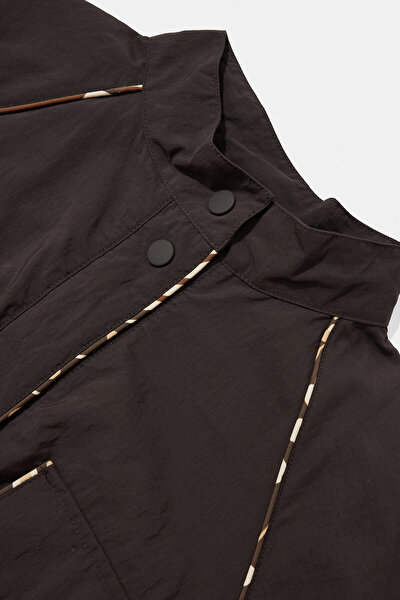 DARK BROWN MIDI DRESS 3