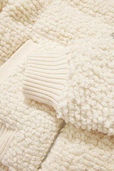 ECRU WOOL COAT 4
