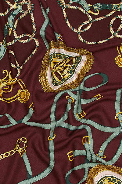 MAROON OBJECT DESIGN CASHMERE/SILK SHAWL 3
