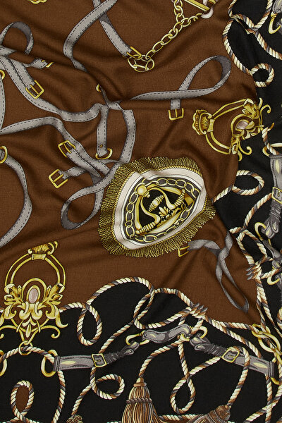 BROWN OBJECT DESIGN CASHMERE/SILK SHAWL 3