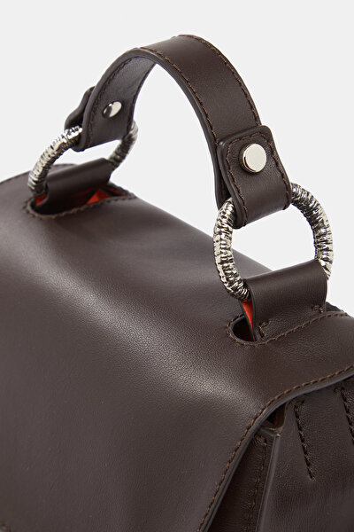 SILVER LEATHER BAG 5