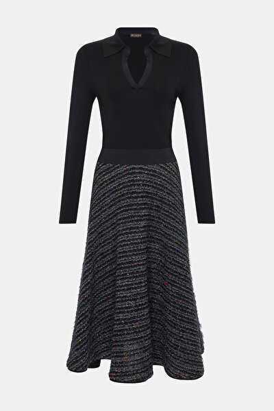 BLACK LONG SLEEVE DRESS 5