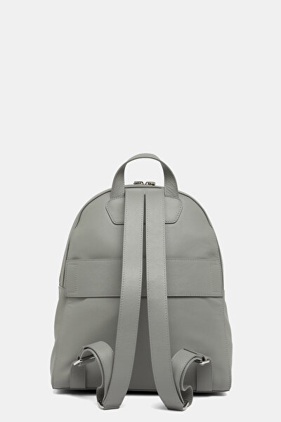 LIGHT GREY LEATHER BAG 3