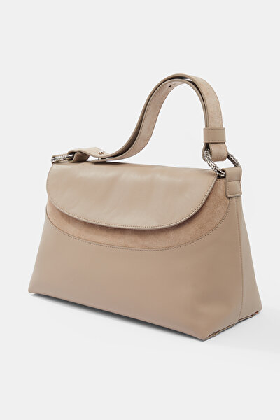 SILVER LEATHER BAG 5