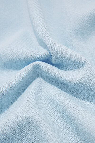 LIGHT BLUE POLO NECK SHORT SLEEVE TSHIRT 4