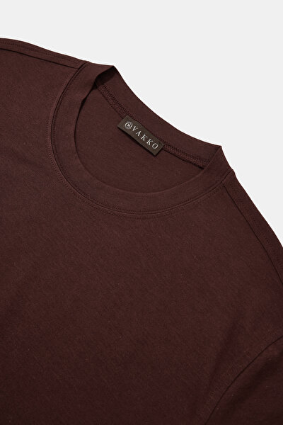 BRICK BASIC / ROUND NECKLINE SHORT SLEEVE TSHIRT 3
