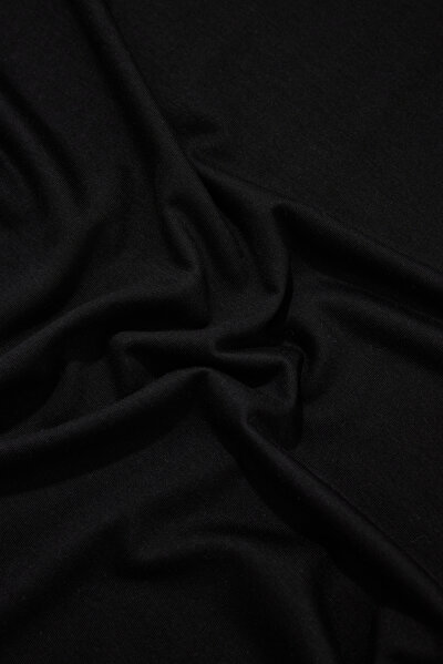 BLACK BASIC / ROUND NECKLINE SHORT SLEEVE TSHIRT 4