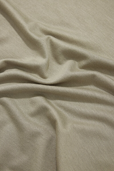 DARK BEIGE BASIC / ROUND NECKLINE SHORT SLEEVE TSHIRT 4
