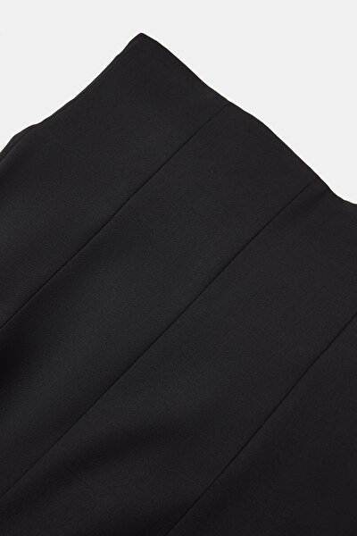 BLACK WOOL TROUSERS 3