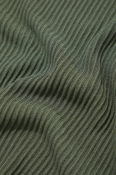 GREEN POLO NECK SHORT SLEEVE TSHIRT 4
