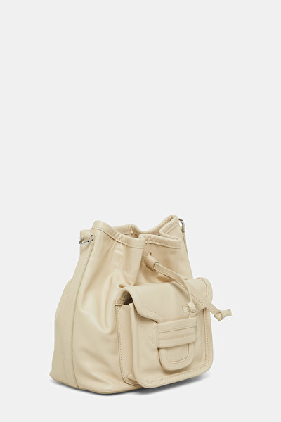 ECRU LEATHER BAG 3