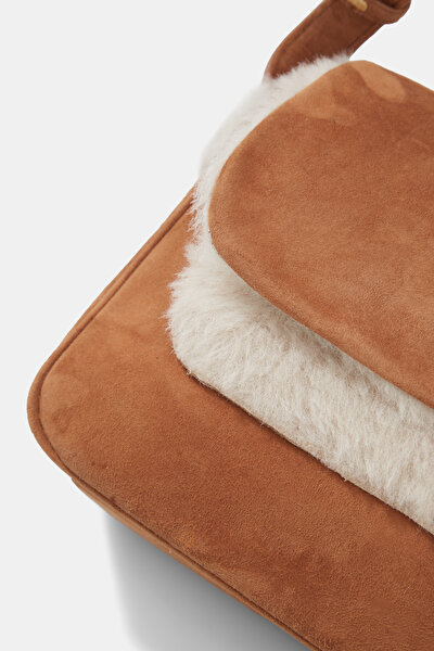 CAMEL LEATHER BAG 4