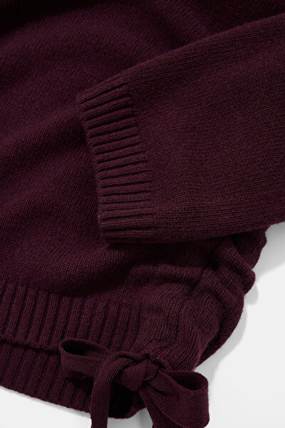 MAROON WOOL JERSEY 4