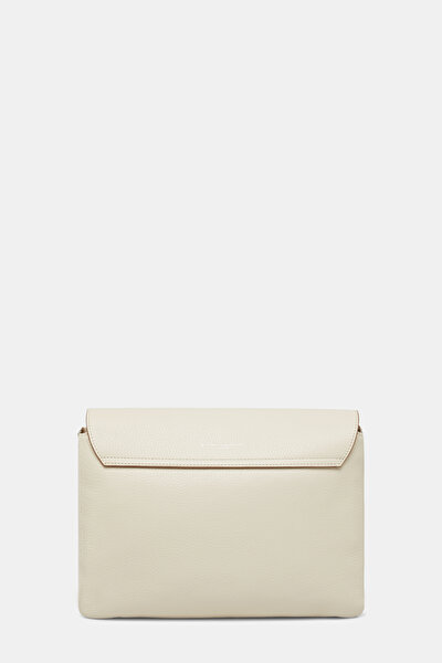 ECRU LEATHER BAG 5