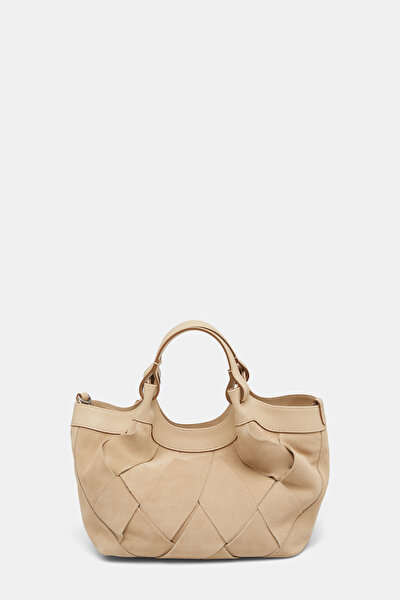 BEIGE SUEDE BAG 4