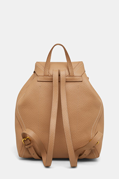 CAMEL LEATHER BAG 3