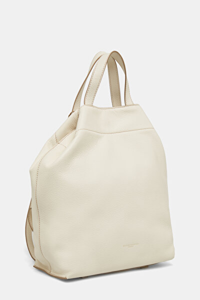 ECRU LEATHER BAG 3