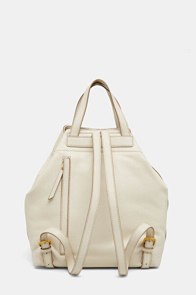 ECRU LEATHER BAG 4