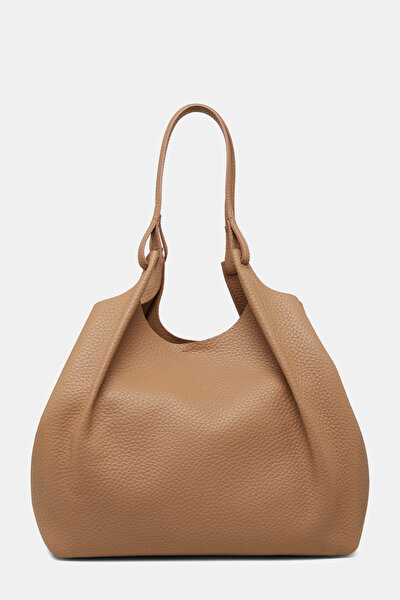 CAMEL SUEDE BAG 5