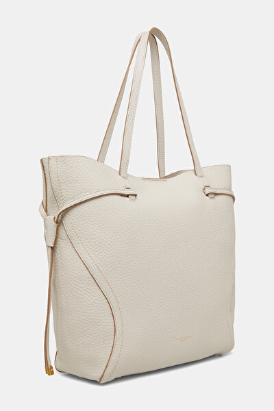 ECRU LEATHER BAG 3