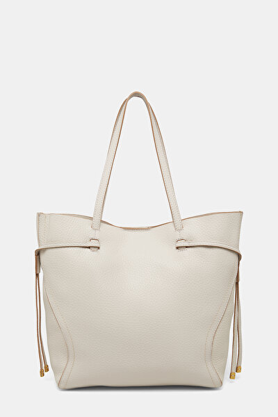 ECRU LEATHER BAG 4
