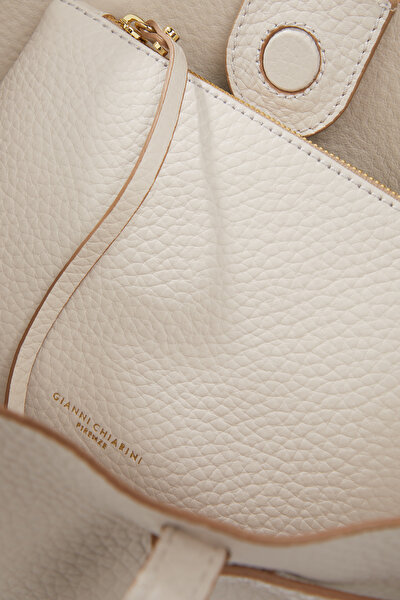 ECRU LEATHER BAG 8