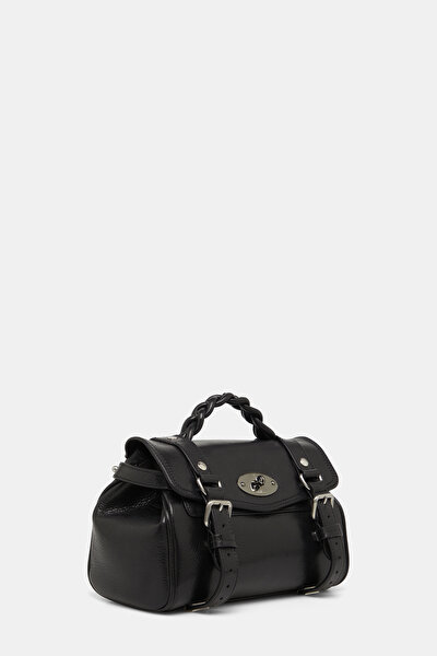 BLACK LEATHER BAG 5