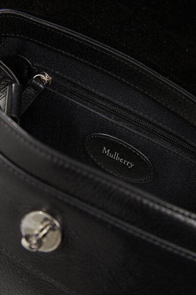 BLACK LEATHER BAG 8