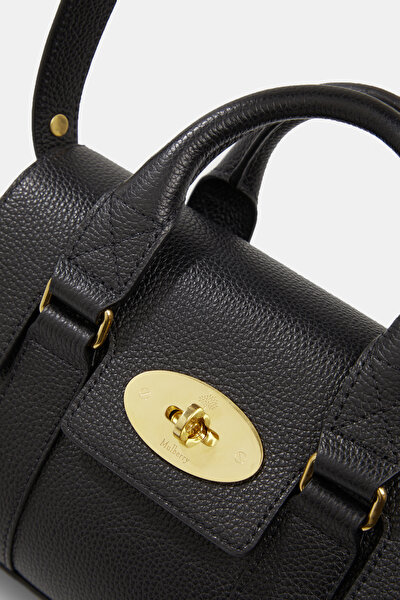 BLACK LEATHER BAG 8