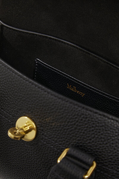 BLACK LEATHER BAG 9
