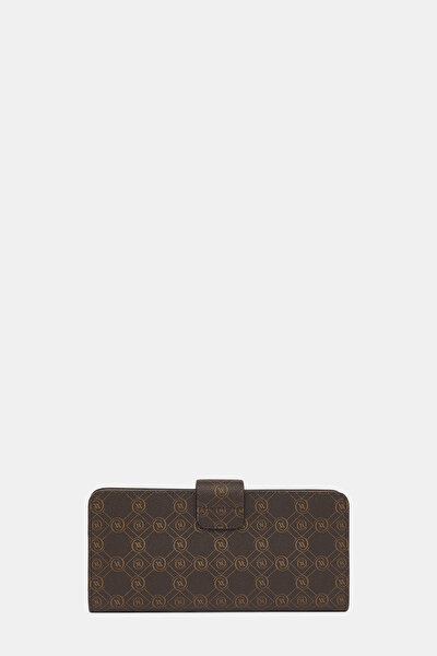 TAN MONOGRAM WALLET 3