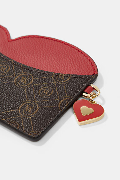 RED MONOGRAM WALLET 3