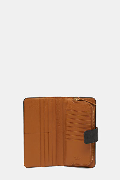 TAN MONOGRAM WALLET 4
