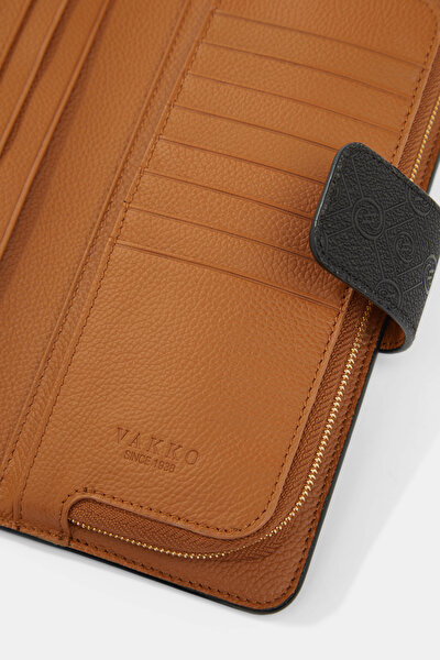TAN MONOGRAM WALLET 5