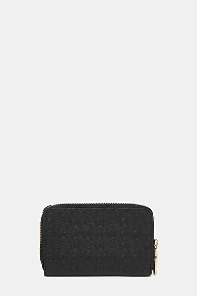 BLACK MONOGRAM WALLET 3