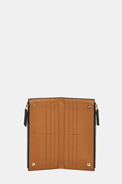 TAN MONOGRAM WALLET 3