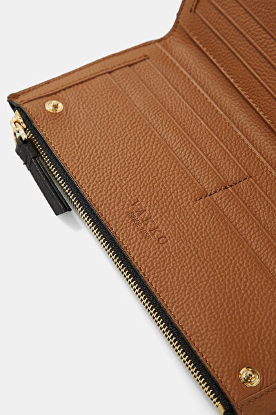 TAN MONOGRAM WALLET 4