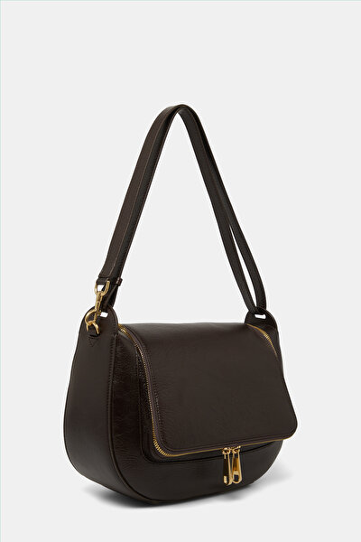BROWN LEATHER BAG 3