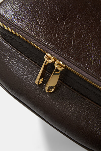 BROWN LEATHER BAG 5