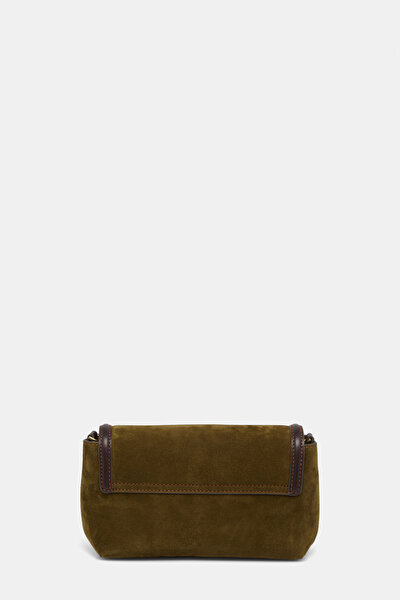 KHAKI LEATHER BAG 4