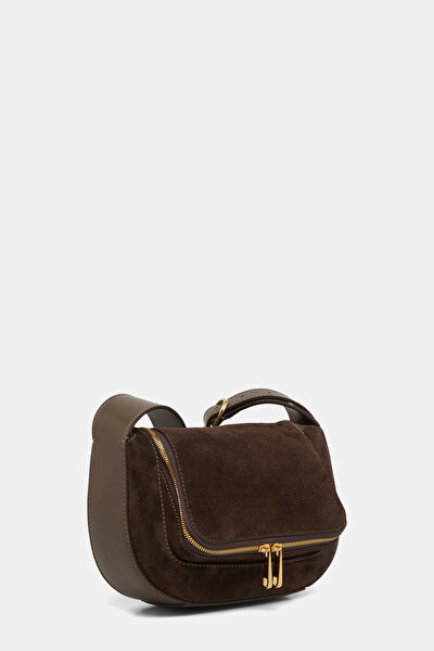 BROWN SUEDE BAG 4