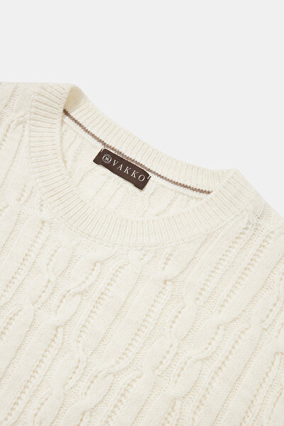 ECRU BASIC / ROUND NECKLINE TRICOT 3