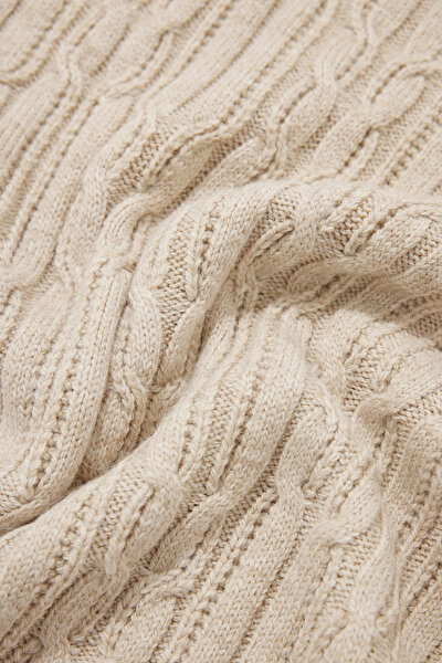 BEIGE BASIC / ROUND NECKLINE TRICOT 4