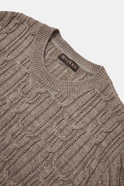 BROWN BASIC / ROUND NECKLINE TRICOT 3