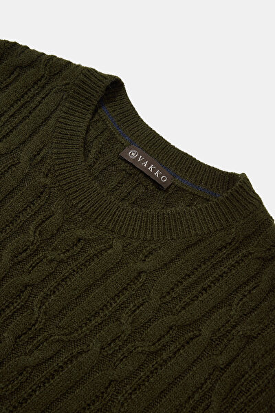 GREEN BASIC / ROUND NECKLINE TRICOT 3