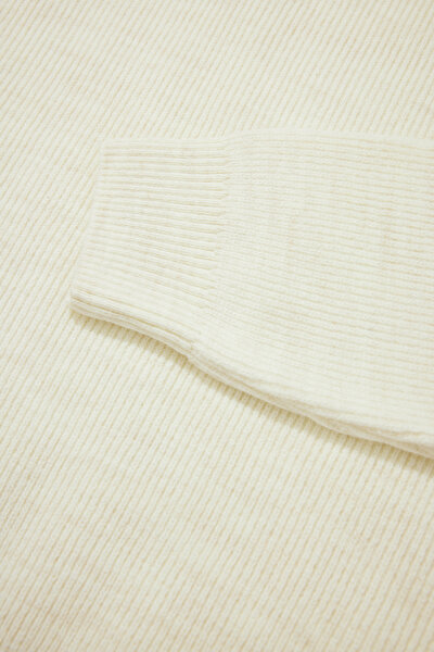 ECRU POLO NECK TRICOT 4