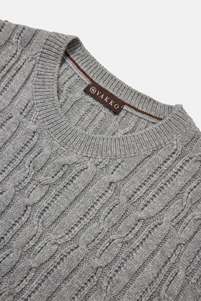 GREY BASIC / ROUND NECKLINE TRICOT 3