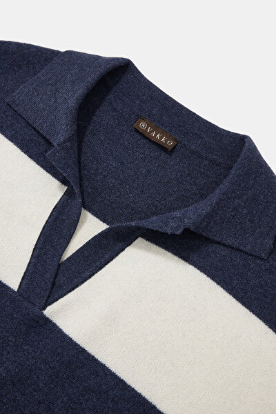 ECRU POLO NECK TRICOT 3