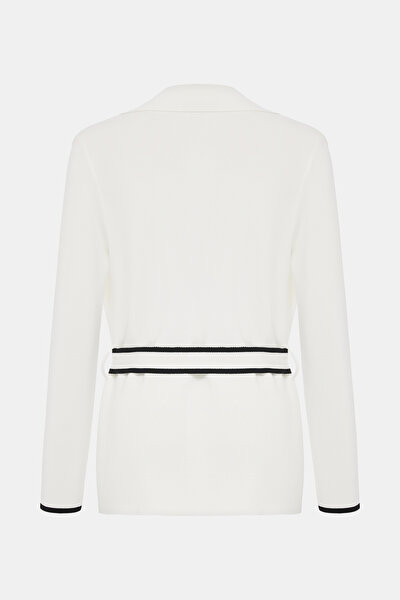 BLACK V NECK JACKET 8