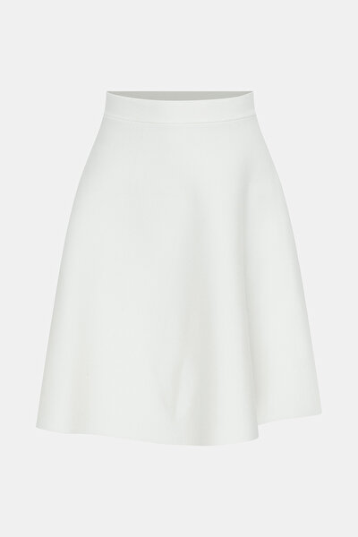 ECRU ABOVE THE KNEE SKIRT 5